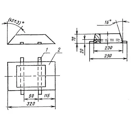 Протекторы П-КОА 160x100x80 мм АП2 ГОСТ 26251-84
